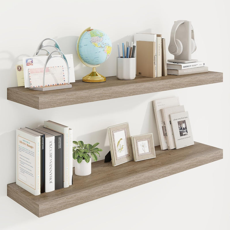 Floating Shelves Wall Mounted Rustic (Set of 2)