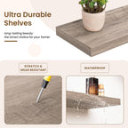 Floating Shelves Wall Mounted Rustic (Set of 2)
