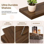Floating Shelves Wall Mounted Rustic (Set of 2)