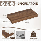 Floating Shelves Wall Mounted Rustic (Set of 2)