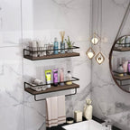Floating Shelves Wall Mounted with 18KG Weight Capacity (Set of 2)