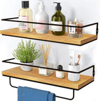 Floating Shelves Wall Mounted with 18KG Weight Capacity (Set of 2)