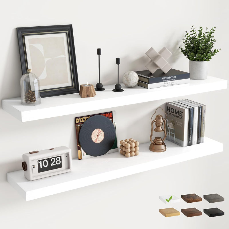 Floating Shelves Wall Shelf Bookshelf Natural