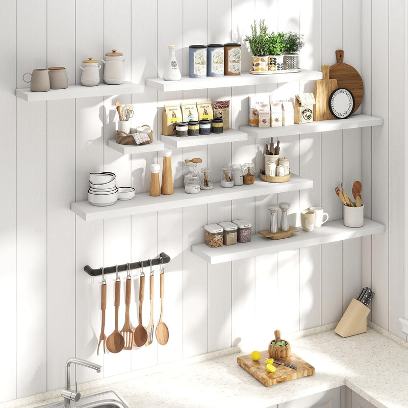 Floating Shelves Wall Shelf Bookshelf Natural