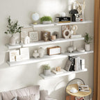Floating Shelves Wall Shelf Bookshelf Natural