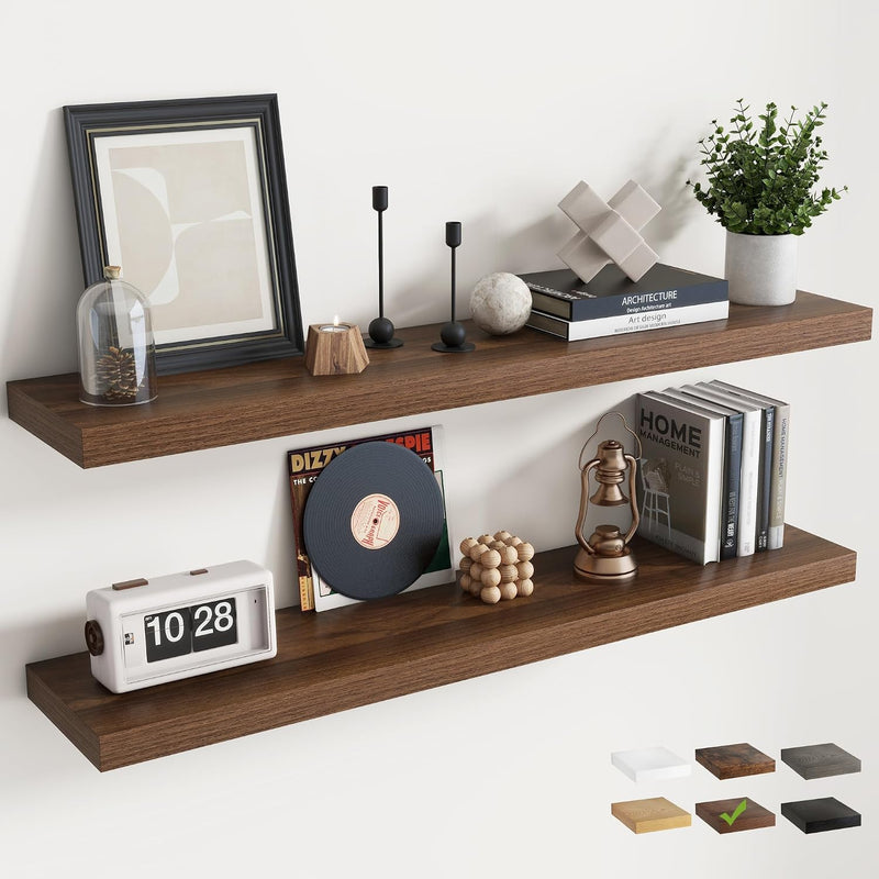 Floating Shelves Wall Shelf Bookshelf Natural