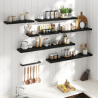 Floating Shelves Wall Shelf Bookshelf Natural