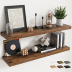 Floating Shelves Wall Shelf Bookshelf Natural