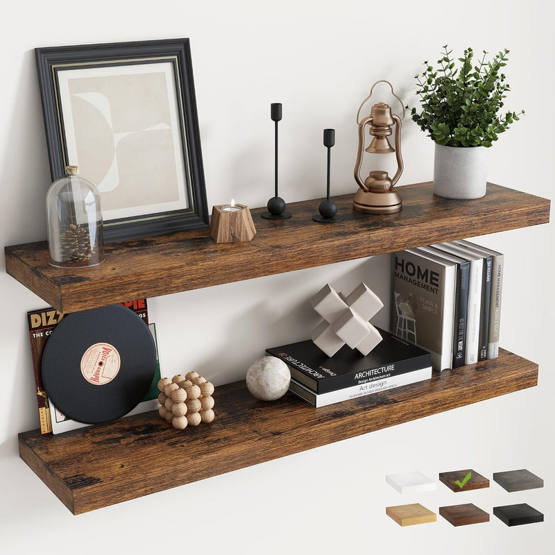 Floating Shelves Wall Shelf Bookshelf Natural