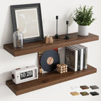 Floating Shelves Wall Shelf Bookshelf Natural