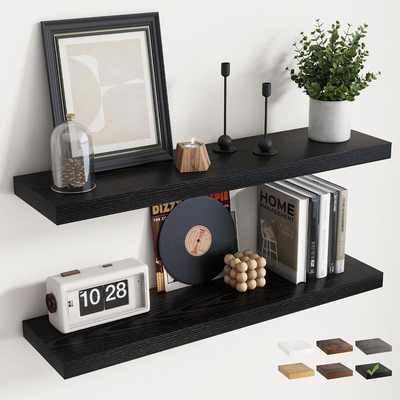 Floating Shelves Wall Shelf Bookshelf Natural