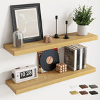 Floating Shelves Wall Shelf Bookshelf Natural