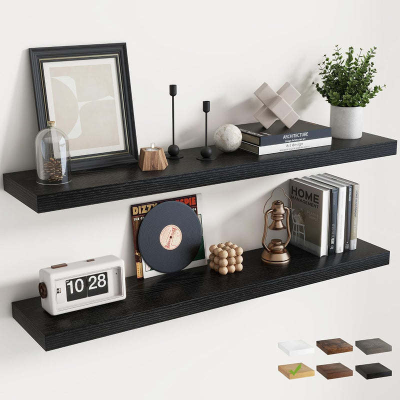 Floating Shelves Wall Shelf Bookshelf Natural