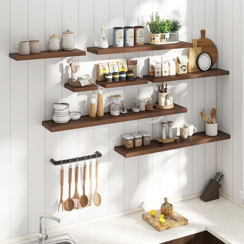 Floating Shelves Wall Shelf Bookshelf Natural