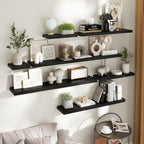 Floating Shelves Wall Shelf Bookshelf Natural