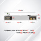 Floating TV Shelf Wall Mounted Cabinet Shelves