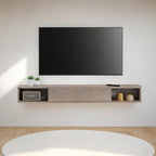 Floating TV Shelf Wall Mounted Cabinet Shelves