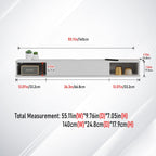 Floating TV Shelf Wall Mounted Cabinet Shelves