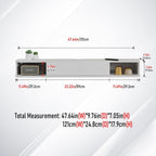 Floating TV Shelf Wall Mounted Cabinet Shelves