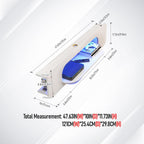 Floating TV Shelf with LED Lights Wall Mounted