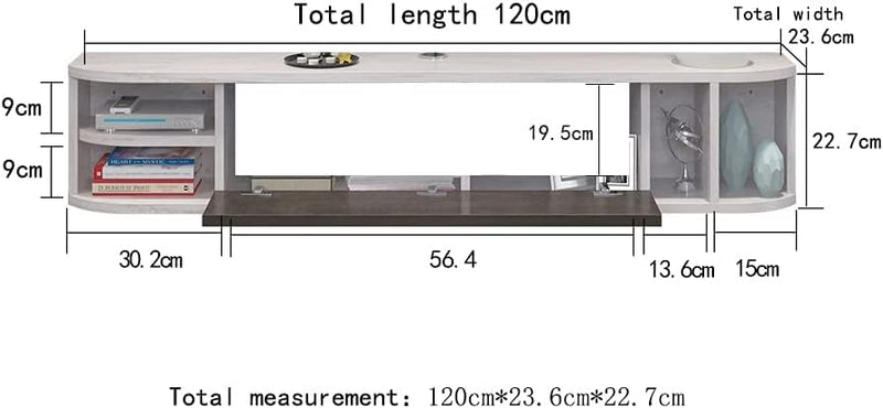 Floating TV Shelves Unit Wall Mounted Under Stand
