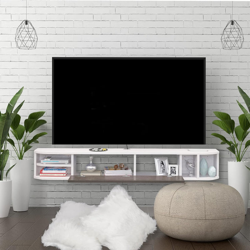 Floating TV Shelves Unit Wall Mounted Under Stand