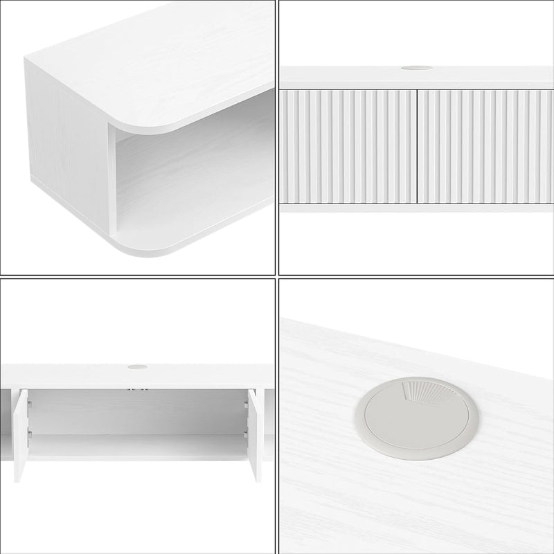 Floating TV Stand Cabinet Unit Long Media Entertainment