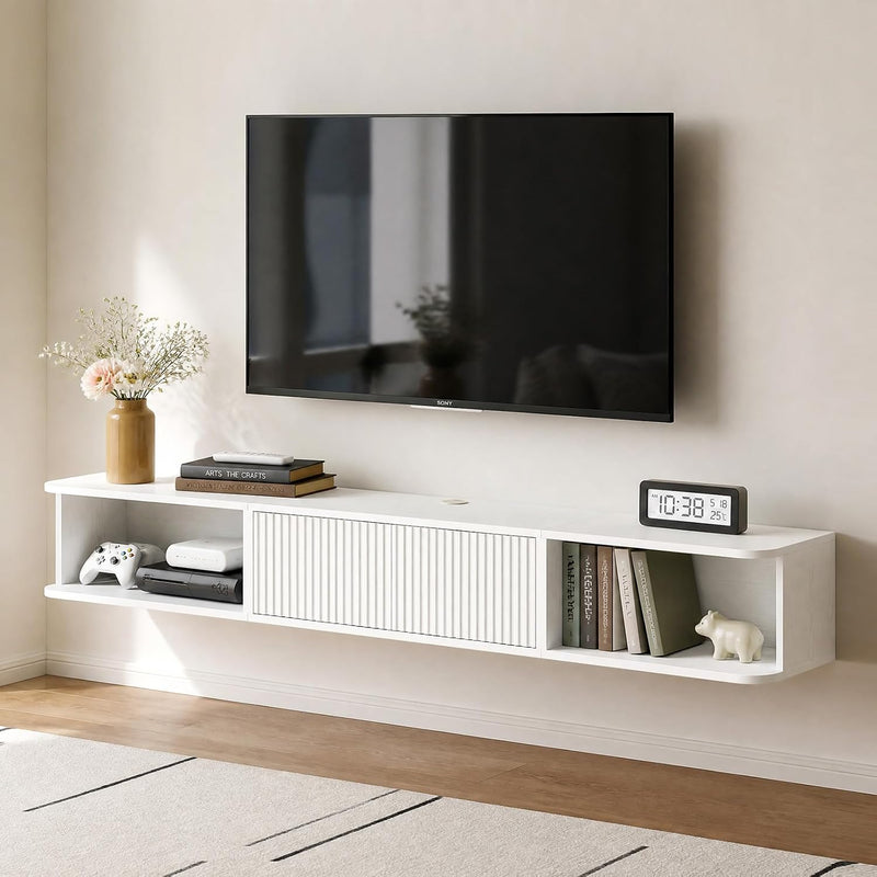 Floating TV Stand Cabinet Unit Long Media Entertainment