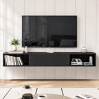 Floating TV Stand Cabinet Unit Long Media Entertainment