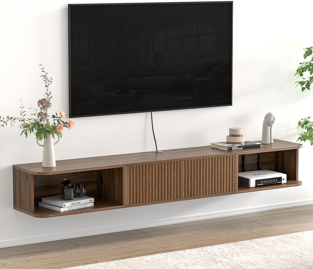Floating TV Stand Cabinet Unit Long Media Entertainment