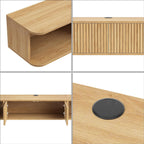 Floating TV Stand Cabinet Unit Long Media Entertainment