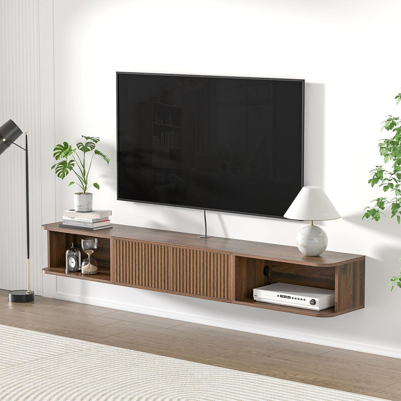 Floating TV Stand Cabinet Unit Long Media Entertainment