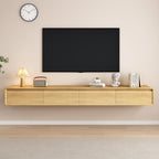 Floating TV Stand Large Shelves Wall Mounted Multi