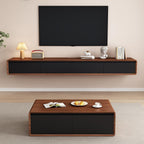 Floating TV Stand Large Shelves Wall Mounted Multi