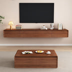 Floating TV Stand Large Shelves Wall Mounted Multi