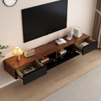 Floating TV Stand Large Shelves Wall Mounted Multi