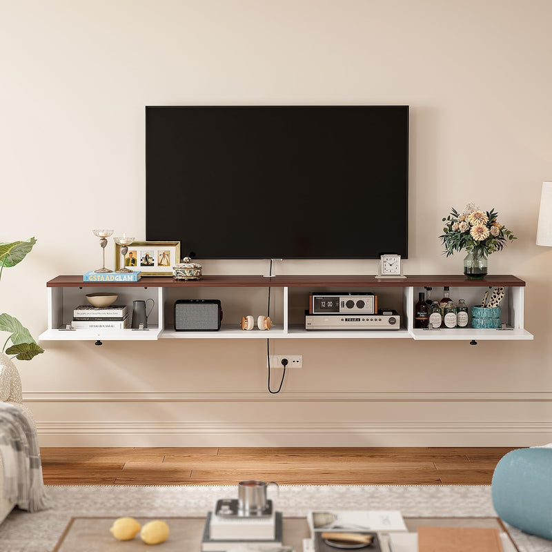 Floating TV Stand Modern Wall Mounted Unit