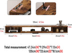 Floating TV Stand Wall Mounted Cabinet Shelves