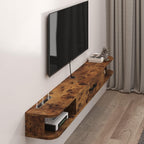 Floating TV Stand Wall Mounted Cabinet Shelves