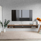 Floating TV Stand Wall Mounted Cabinet Shelves