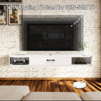 Floating TV Stand Wall Mounted Cabinet Shelves