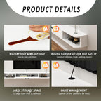 Floating TV Stand Wall Mounted Cabinet Shelves