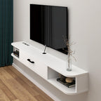 Floating TV Stand Wall Mounted Cabinet Shelves