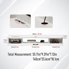 Floating TV Stand Wall Mounted Cabinet Shelves