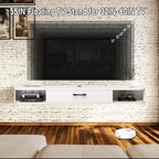 Floating TV Stand Wall Mounted Cabinet Shelves