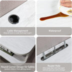 Floating TV Stand Wall Mounted Cabinet Shelves