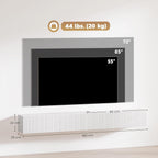 Floating TV Unit for Television Up to 72