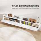 Floating TV Unit for Television Up to 72