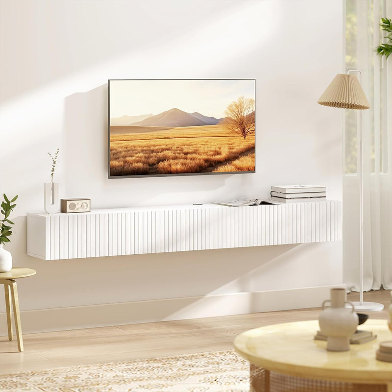 Floating TV Unit for Television Up to 72
