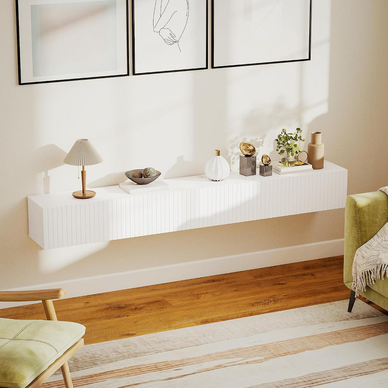 Floating TV Unit for Television Up to 72